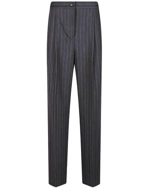 Pinko Pinstripe Pleated Pants - Blue