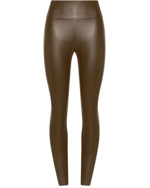 Wolford アニマルフリーレザー レギンス - グレー