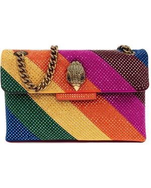 Kurt Geiger Mini Kensington Crystal-Embellished Bag - Grey