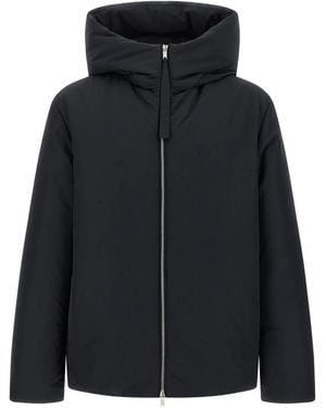 Jil Sander Hooded Padded Jacket - Black