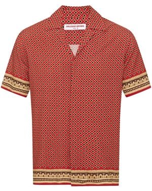 Orlebar Brown Maitan Solmio Shirt - Red
