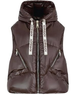 Khrisjoy Zip-Fastening Gilet - Brown