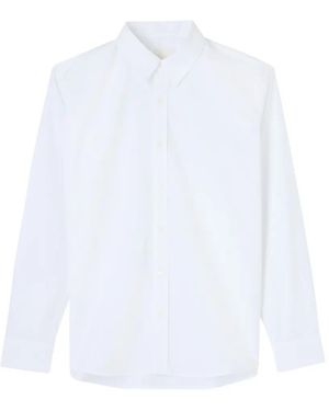 A.P.C. Long-Sleeve Buttoned Shirt - White