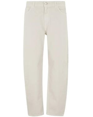 FEDERICA TOSI Strainh-Leg Jeans - White