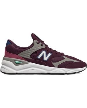 New Balance X-90 Reconstructed Low-Top Sneakers - Purple
