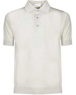 FILIPPO DE LAURENTIIS Kurzärmeliges Poloshirt - Weiß