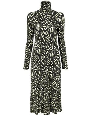 Proenza Schouler Marion Midi Dress - Black
