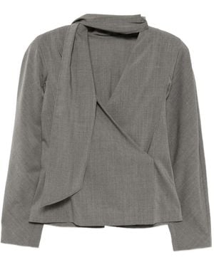 Jacquemus Chale Blouse - Grey