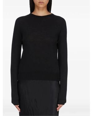 Rick Owens Biker Level Elongated-Sleeve Jumper - Black