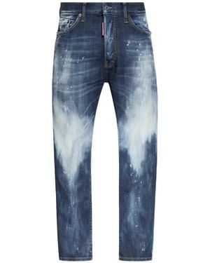 DSquared² Skiers Medium Cloudy Bro Jeans - Blue