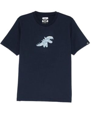SPORT b. by agnès b. Star Wave Applique T-Shirt - Blue