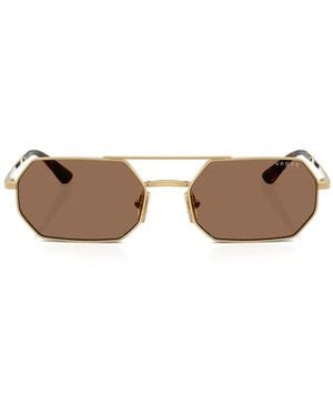 Vogue Eyewear Geometric-Frame Sunglasses - Brown