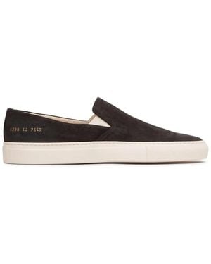Common Projects Suede Slip-On Trainers - White
