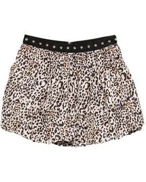Liu Jo Animalier Short Skirt - Multicolour