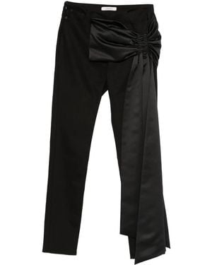 Dorothee Schumacher Bowdetail Trousers - Black