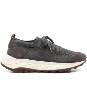 Henderson Zapatillas De Ante Con Tiras Autoadherente - Gris