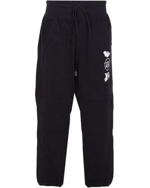 Y-3 Pantalon À Logo Graphique - Blue