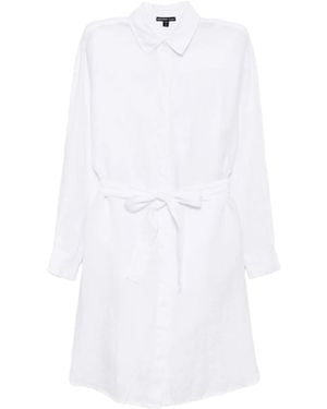James Perse Linen Shirt Dress - White