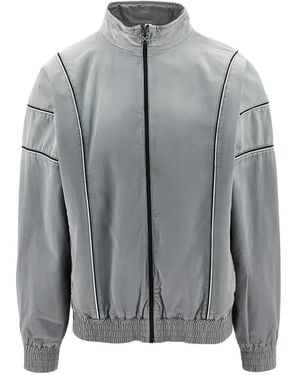 Off-White c/o Virgil Abloh Zip-Up Track Jacket - Grey
