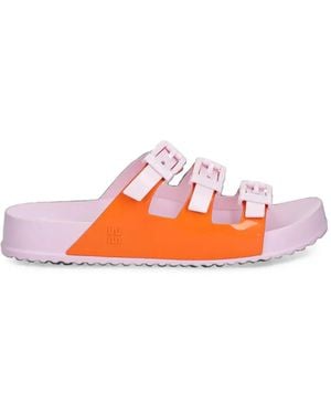 Melissa Cosy Buckle-Fastening Slides - Pink