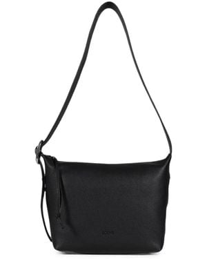 Loewe Borsa A Spalla Loop Media - Nero