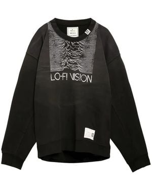Maison Mihara Yasuhiro Gedrapeerde Sweater - Zwart