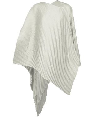 Issey Miyake Nuance Pleats カーディガン - ホワイト