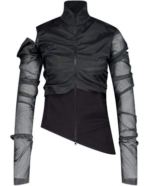 Natasha Zinko Veste À Fermeture Zippée - Noir