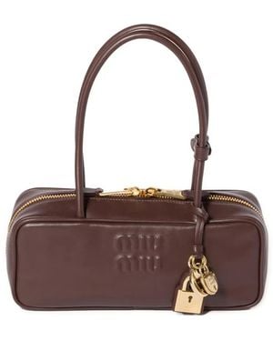 Miu Miu Sac Porté Épaule Beau - Violet