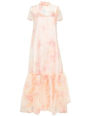 STAUD Calluna Floral-Print Maxi Dress - Pink