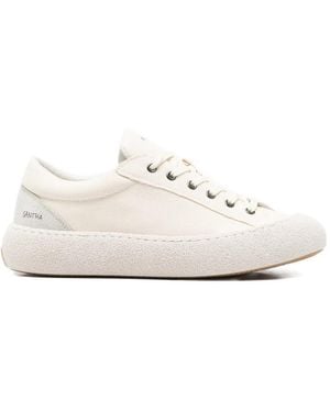 Santha Lace-Up Trainers - White