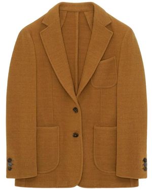 Fortela Benjamin Patch-Pockets Blazer - Brown