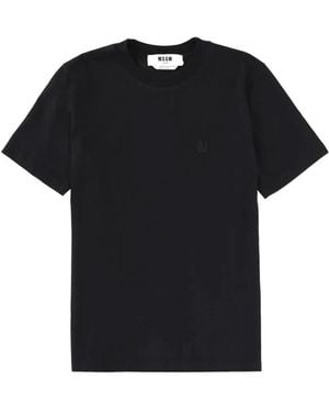 MSGM Logo T-Shirt - Black