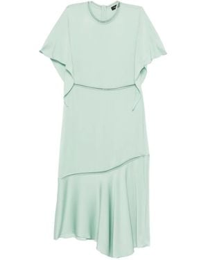 Fabiana Filippi Gathered-Detail Midi Dress - Green