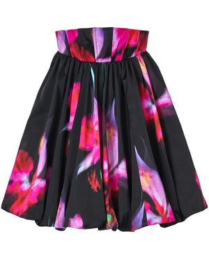 Marc Jacobs Future Floral-Print Bubble Minidress - Red