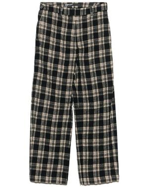 Bimba Y Lola Pantalon À Carreaux - Black