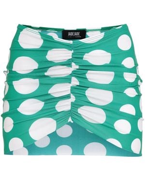 Amir Slama X Jade Picon Polka-Dot Mini Skirt - Green