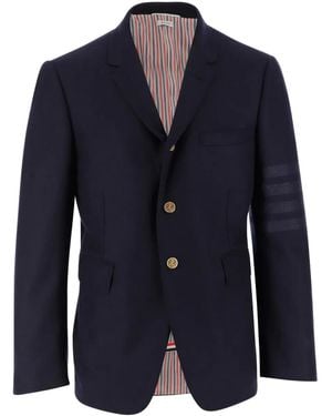 Thom Browne 4-Bar Single-Breasted Blazer - Blue
