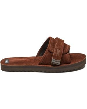 Suicoke Padri-S Logo-Detail Sandals - Brown
