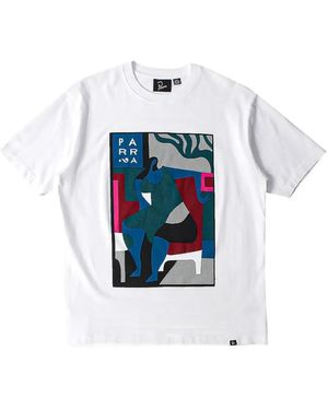 by Parra Leaving Now Graphic-Print T-Shirt - White