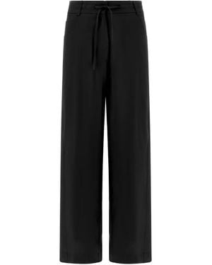 Nude Drawstring Pants - Black