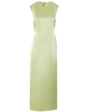 Filippa K Cutout Sleeveless Midi Dress - Green