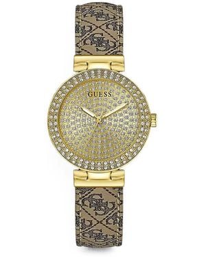 Guess Logo-Detail 32Mm Watch - Metallic