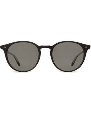 Garrett Leight Clune Sun Round-Frame Sunglasses - Grey