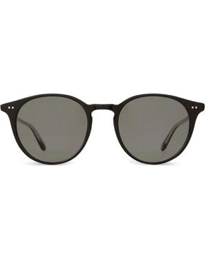 Garrett Leight Clune Sun Round-Frame Sunglasses - Grey
