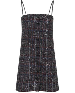 Missoni Button Check Mini Dress - Black