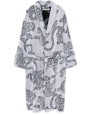 Desmond & Dempsey Peignoir The Jag Cream - Gris