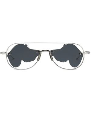 Thom Browne Gafas De Sol Con Montura Piloto - Azul