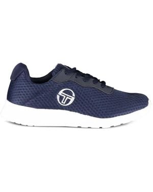 Sergio Tacchini Mesh-Panelled Sneakers - Blue