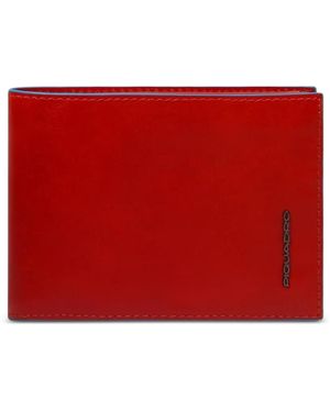 Piquadro Logo-Lettering Wallet - Red